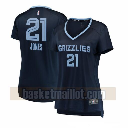 Maillot nba Memphis Grizzlies icon edition Femme Tyus Jones 21 Bleu marin