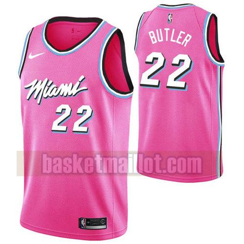 Maillot nba Miami Heat Earned 2018 Homme Jimmy Butler 22 rosa