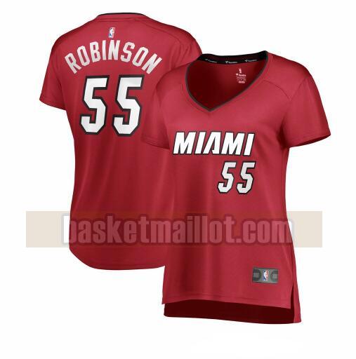 Maillot nba Miami Heat statement edition Femme Duncan Robinson 55 Rouge