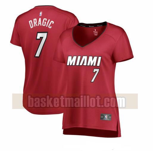 Maillot nba Miami Heat statement edition Femme Goran Dragic 7 Rouge