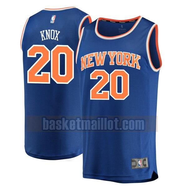 Maillot nba New York Knicks 2018 icon edition Homme Kevin Knox 20 Bleu
