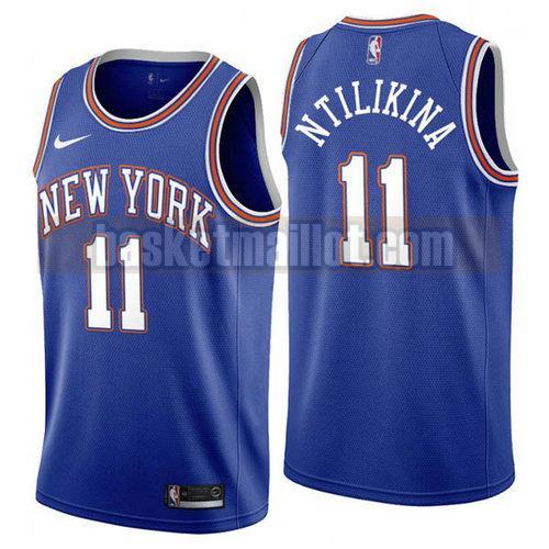 Maillot nba New York Knicks 2019-2020 Homme Frank Ntilikina 11 Bleu