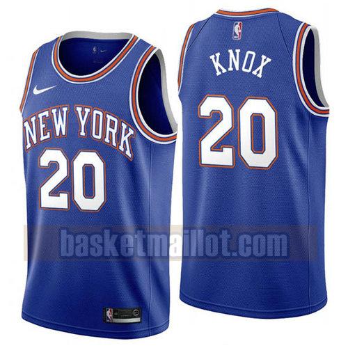 Maillot nba New York Knicks 2019-2020 Homme Kevin Knox 20 Bleu