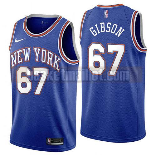 Maillot nba New York Knicks 2019-2020 Homme Taj Gibson 67 Bleu