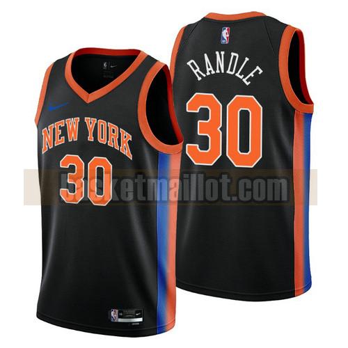 Maillot nba New York Knicks 2022-2023 City Edition Homme Julius Randle 30 Noir