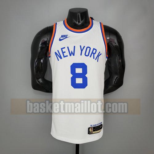 Maillot nba New York Knicks 75e anniversaire Homme WALKER 8 blanc