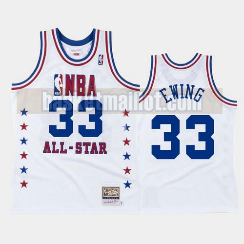 Maillot nba New York Knicks All Star 1988 Homme Patrick Ewing 33 Blanc