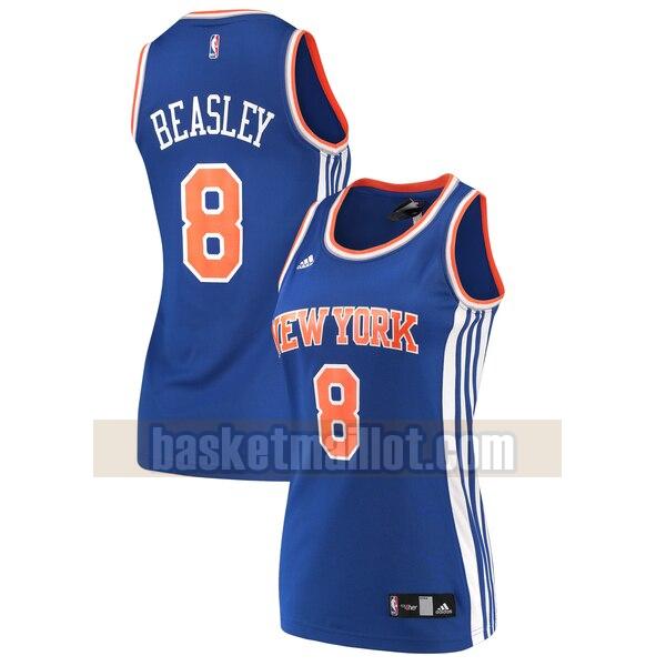 Maillot nba New York Knicks Réplique Femme Michael Beasley 8 Bleu