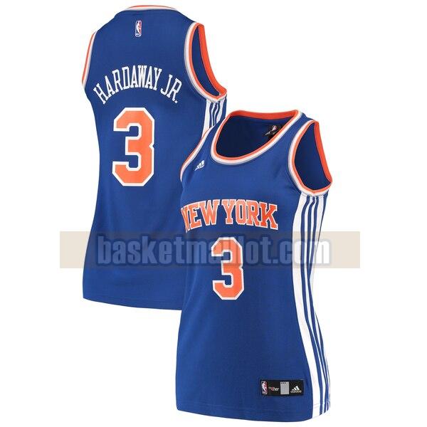 Maillot nba New York Knicks Réplique Femme Tim Hardaway 3 Bleu