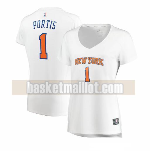 Maillot nba New York Knicks association edition Femme Bobby Portis 1 Blanc