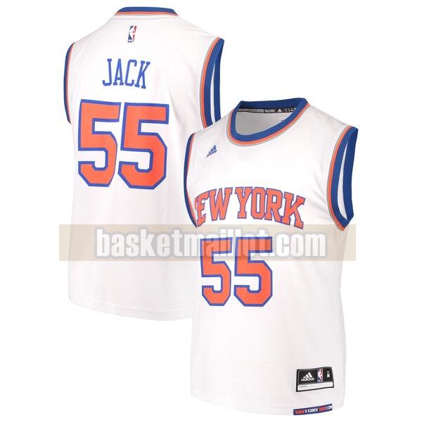 Maillot nba New York Knicks domicile Réplique Homme Jarrett Jack 55 Blanc
