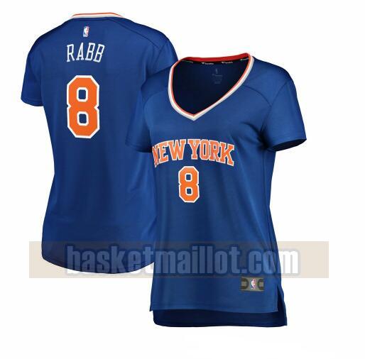 Maillot nba New York Knicks icon edition Femme Ivan Rabb 8 Bleu