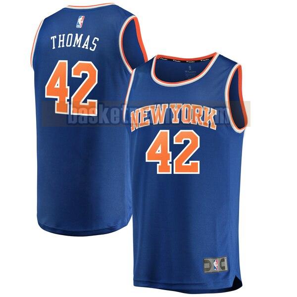 Maillot nba New York Knicks icon edition Homme Lance Thomas 42 Bleu