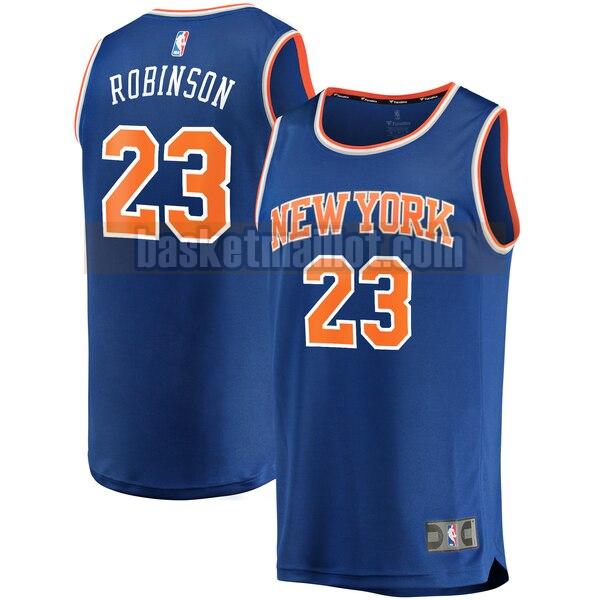 Maillot nba New York Knicks icon edition Homme Mitchell Robinson 23 Bleu