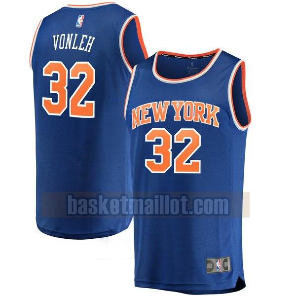 Maillot nba New York Knicks icon edition Homme Noah Vonleh 32 Bleu