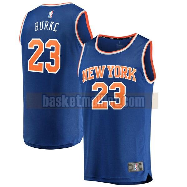Maillot nba New York Knicks icon edition Homme Trey Burke 23 Bleu