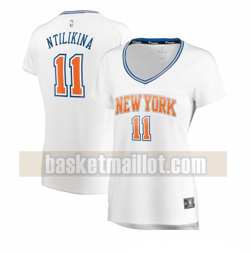 Maillot nba New York Knicks statement edition Femme Frank Ntilikina 11 Blanc
