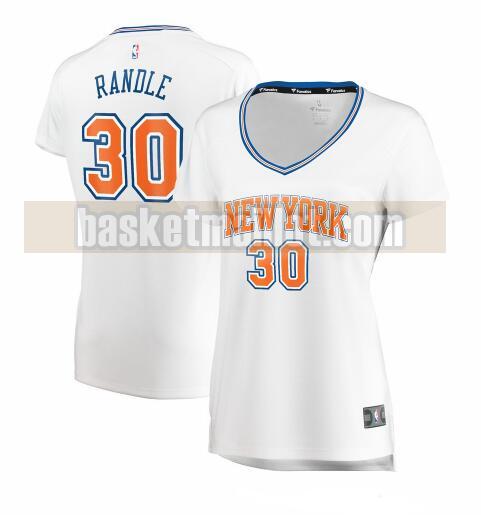 Maillot nba New York Knicks statement edition Femme Julius Randle 30 Blanc