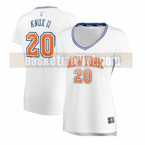 Maillot nba New York Knicks statement edition Femme Kevin Knox II 20 Blanc