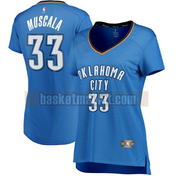 Maillot nba Oklahoma City Thunder icon edition Femme Mike Muscala 33 Bleu