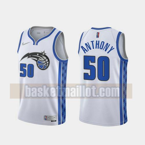 Maillot nba Orlando Magic 2020-21 Earned Edition Homme Cole Anthony 50 Blanc