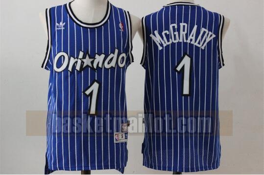 Maillot nba Orlando Magic Basketball Homme Tracy McGrday 1 Bleu