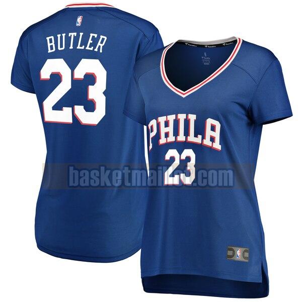 Maillot nba Philadelphia 76ers icon edition Femme Jimmy Butler 23 Bleu