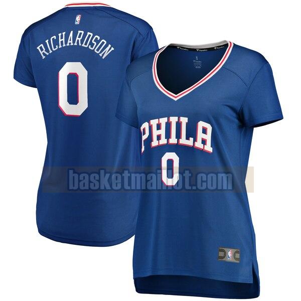 Maillot nba Philadelphia 76ers icon edition Femme Josh Richardson 0 Bleu