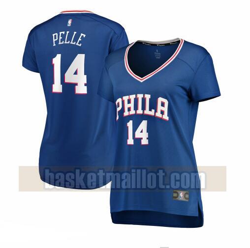 Maillot nba Philadelphia 76ers icon edition Femme Norvel Pelle 14 Bleu