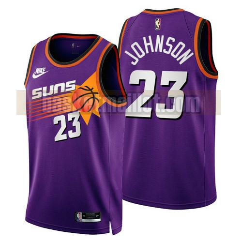 Maillot nba Phoenix Suns 2022-2023 Classic Edition Homme Cameron Johnson 23 Pourpre