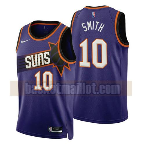 Maillot nba Phoenix Suns 2022-2023 Icon Edition Homme Jalen Smith 10 Pourpre
