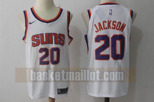 Maillot nba Phoenix Suns Basketball Homme Josh Jackson 20 Blanc