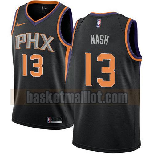 Maillot nba Phoenix Suns Déclaration 2018 Homme Steve Nash 13 Noir