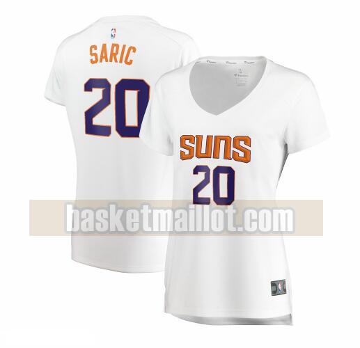 Maillot nba Phoenix Suns association edition Femme Dario Saric 20 Blanc