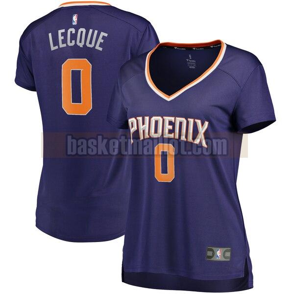 Maillot nba Phoenix Suns icon edition Femme Jalen Lecque 0 Pourpre
