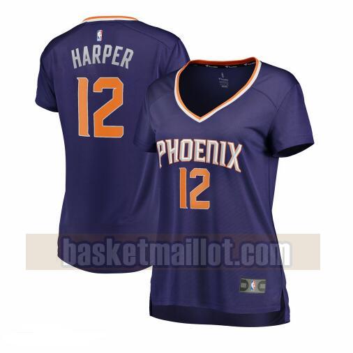 Maillot nba Phoenix Suns icon edition Femme Jared Harper 12 Pourpre