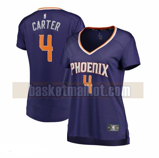 Maillot nba Phoenix Suns icon edition Femme Jevon Carter 4 Pourpre