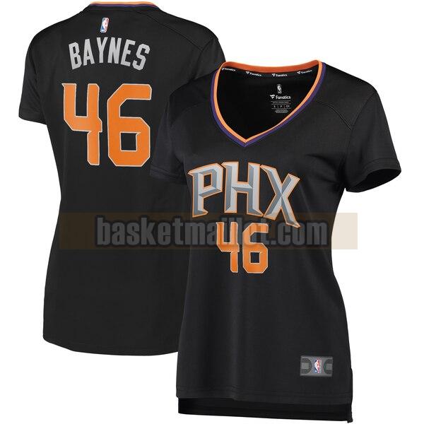 Maillot nba Phoenix Suns statement edition Femme Aron Baynes 46 Noir