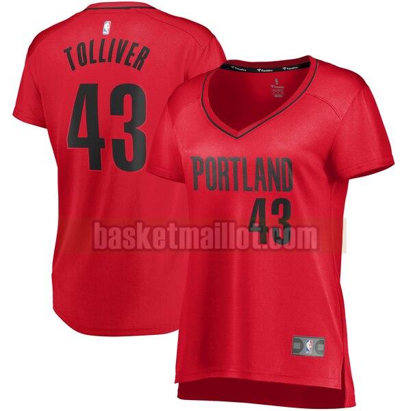 Maillot nba Portland Trail Blazers statement edition Femme Anthony Tolliver 43 Rouge