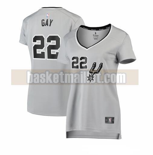 Maillot nba San Antonio Spurs statement edition Femme Rudy Gay 22 Rouge