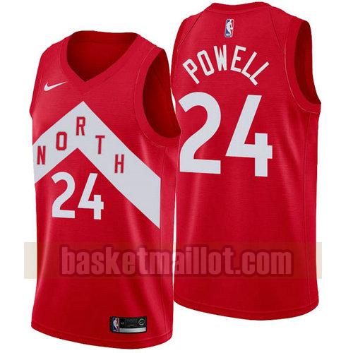 Maillot nba Toronto Raptors Earned 2019 Homme Norman Powell 24 Rouge
