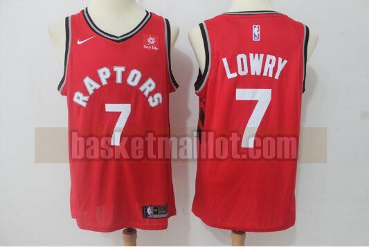 Maillot nba Toronto Raptors Homme Kyle Lowry 7 Rouge