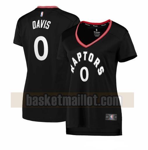 Maillot nba Toronto Raptors statement edition Femme Terence Davis 0 Noir