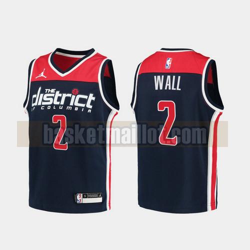 Maillot nba Washington Wizards 2020-21 Statement Homme John Wall 2 Bleu
