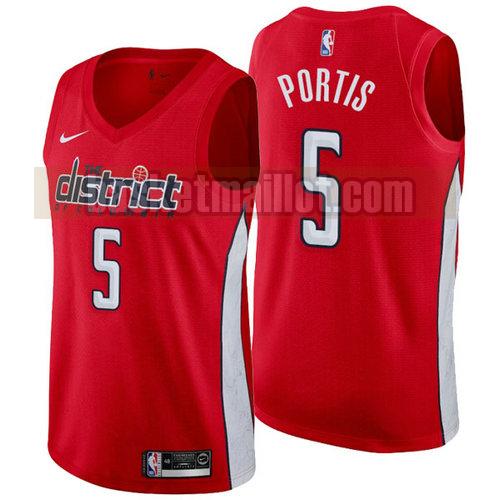 Maillot nba Washington Wizards Earned 2019 Homme Bobby Portis 5 Rouge