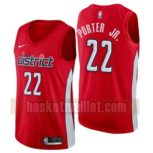 Maillot nba Washington Wizards Earned 2019 Homme Otto Porter 22 Rouge