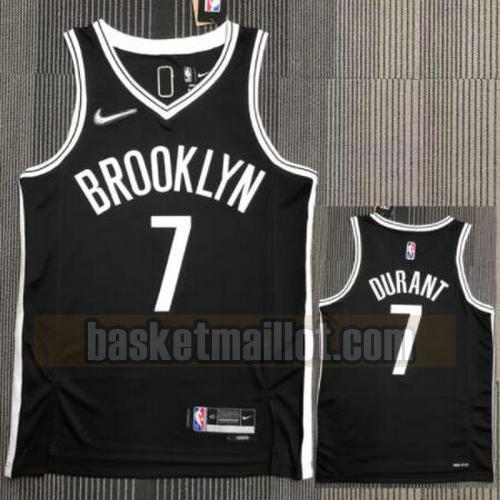 Maillot pas cher nba Brooklyn Nets 21-22 75e anniversaire Homme DURANT 7 Noir