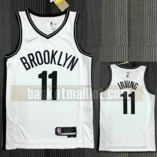 Maillot pas cher nba Brooklyn Nets 21-22 75e anniversaire Homme IRVING 11 blanche