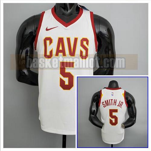 Maillot pas cher nba Cleveland Cavaliers NBA Homme Smith JR 5 blanche