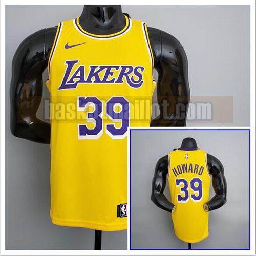 Maillot pas cher nba Los Angeles Lakers NBA Homme Howard 39 Jaune